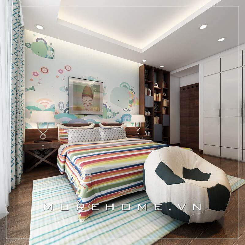 Hình ảnh mẫu thiết kế nội thất phòng ngủ biệt thự hiện đại, sang trọng